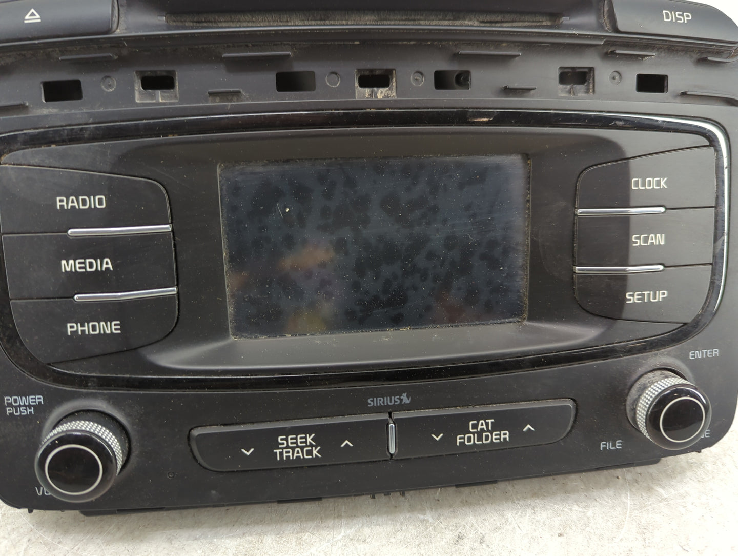 2017 Kia Sorento Radio AM FM Cd Player Receiver Replacement P/N:96180-C6000WK AM1A1C6AN, TQ8-AM1A1C6AN Fits OEM Used Auto Pa