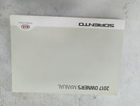 2017 Kia Sorento Owners Manual Book Guide P/N:HXG5-EU68D OEM Used Auto Parts - Oemusedautoparts1.com