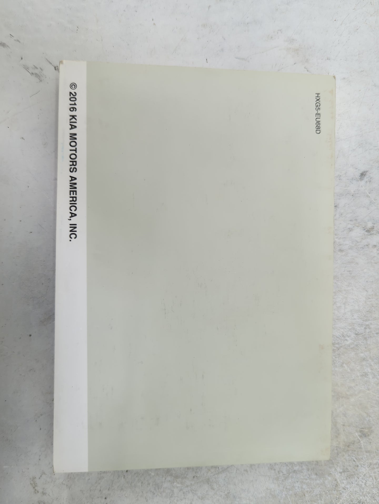2017 Kia Sorento Owners Manual Book Guide P/N:HXG5-EU68D OEM Used Auto Parts - Oemusedautoparts1.com