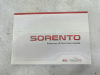 2017 Kia Sorento Owners Manual Book Guide P/N:C6MS7-B5003 OEM Used Auto Parts - Oemusedautoparts1.com