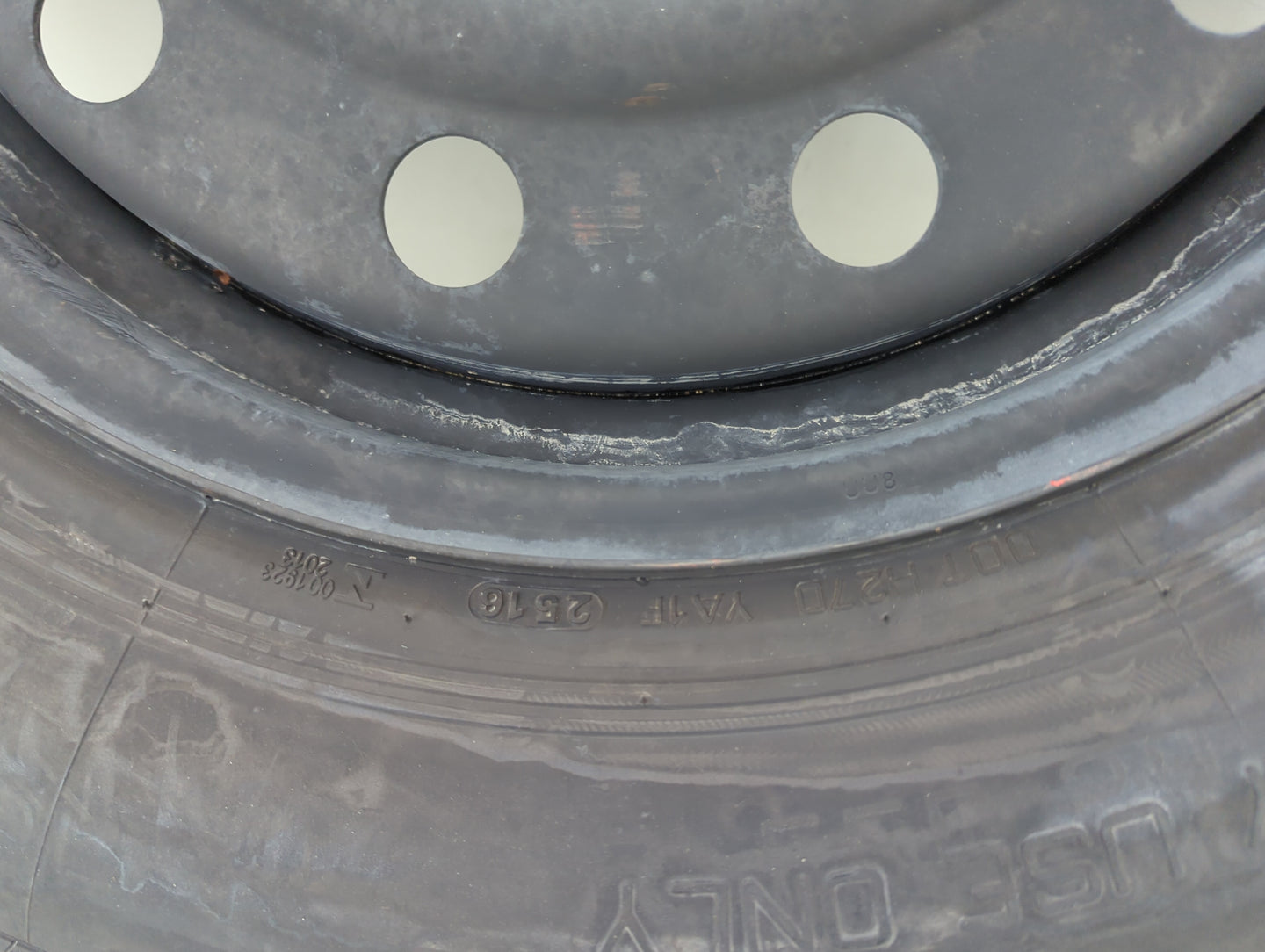 2011-2020 Kia Sorento Spare Donut Tire Wheel Rim Oem 1486978 - Oemusedautoparts1.com