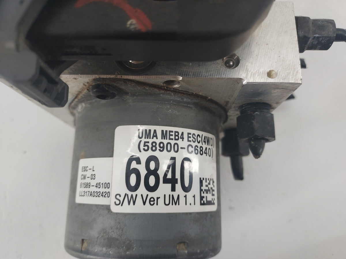 2016-2018 Kia Sorento Anti-Lock Brake ABS Pump Module Actuator OEM P/N:58900-C6840 61589-45100 Fits Fits 2016 2017 2018 OEM 