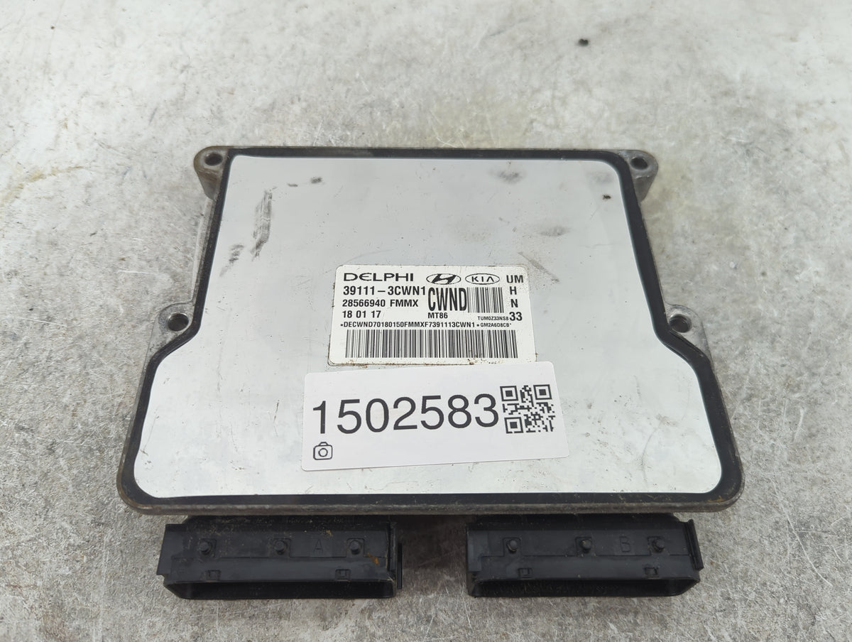 2016-2018 Kia Sorento PCM Engine Control Computer ECU ECM PCU OEM P/N:39111-3CWN1 28566940 Fits Fits 2016 2017 2018 OEM Used