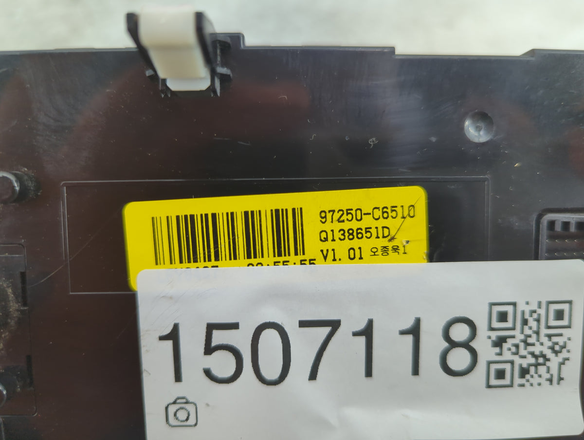 2017-2018 Kia Sorento Climate Control Module Temperature AC/Heater Replacement P/N:97250-C6510 Q138651D Fits Fits 2017 2018 