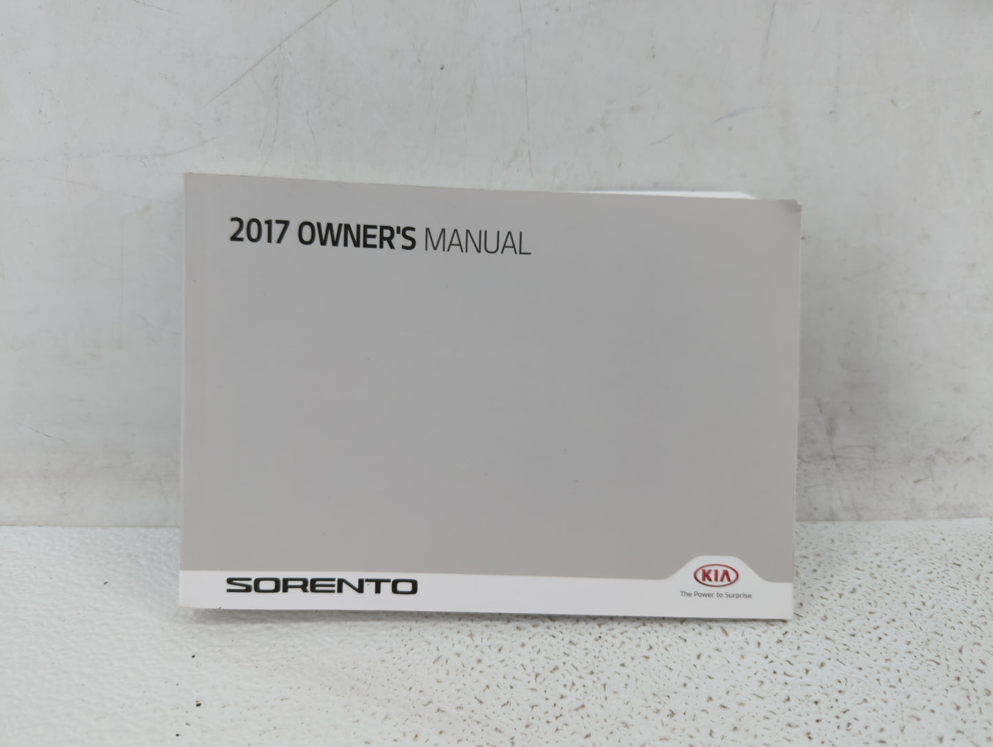 2017 Kia Sorento Owners Manual Book Guide OEM Used Auto Parts - Oemusedautoparts1.com
