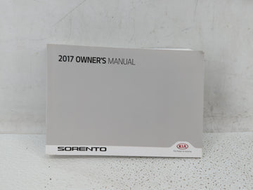 2017 Kia Sorento Owners Manual Book Guide OEM Used Auto Parts - Oemusedautoparts1.com