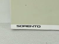 2017 Kia Sorento Owners Manual Book Guide OEM Used Auto Parts - Oemusedautoparts1.com