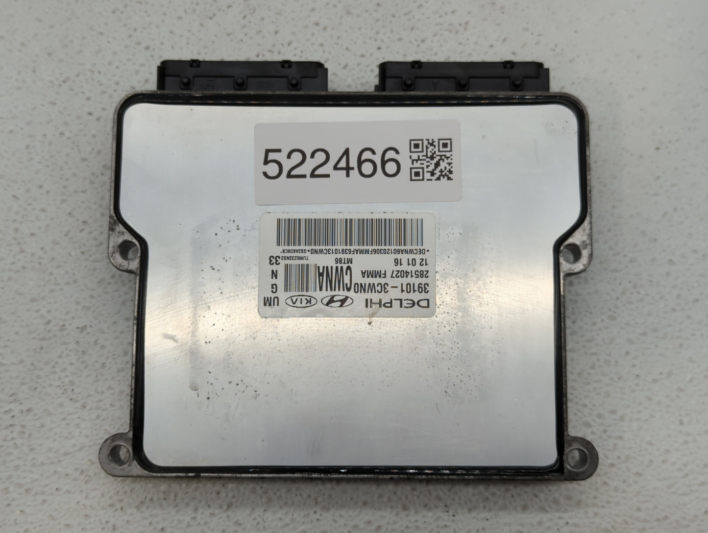 2016-2017 Kia Sorento PCM Engine Control Computer ECU ECM PCU OEM P/N:39101-3CWN0 39101-3CWN1 Fits Fits 2016 2017 OEM Used A