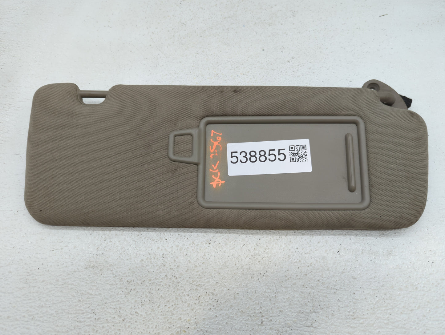 2016-2020 Kia Sorento Sun Visor Shade Replacement Passenger Right Mirror Fits Fits 2016 2017 2018 2019 2020 OEM Used Auto Pa