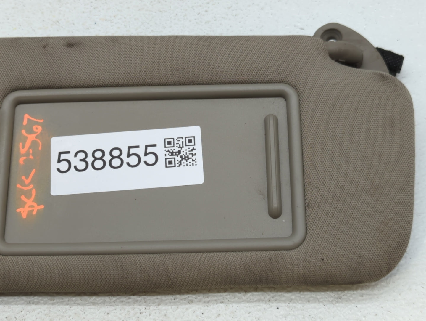 2016-2020 Kia Sorento Sun Visor Shade Replacement Passenger Right Mirror Fits Fits 2016 2017 2018 2019 2020 OEM Used Auto Pa
