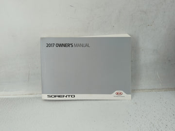 2017 Kia Sorento Owners Manual Book Guide P/N:HXG5-EU65A OEM Used Auto Parts
