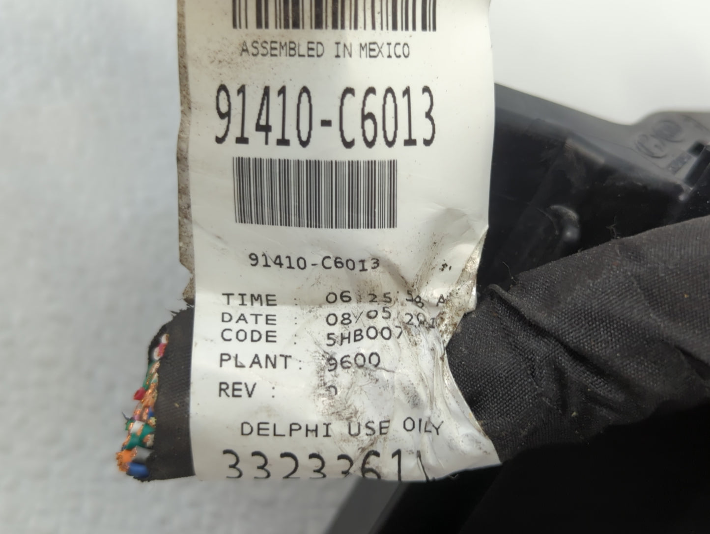 2016-2018 Kia Sorento Fusebox Fuse Box Panel Relay Module P/N:91410-C6013 Fits Fits 2016 2017 2018 OEM Used Auto Parts - Oem