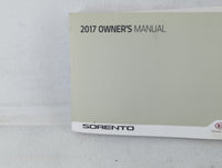 2017 Kia Sorento Owners Manual Book Guide P/N:HXG5-EU6DG OEM Used Auto Parts - Oemusedautoparts1.com