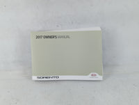 2017 Kia Sorento Owners Manual Book Guide P/N:HXG5-EU71H OEM Used Auto Parts - Oemusedautoparts1.com
