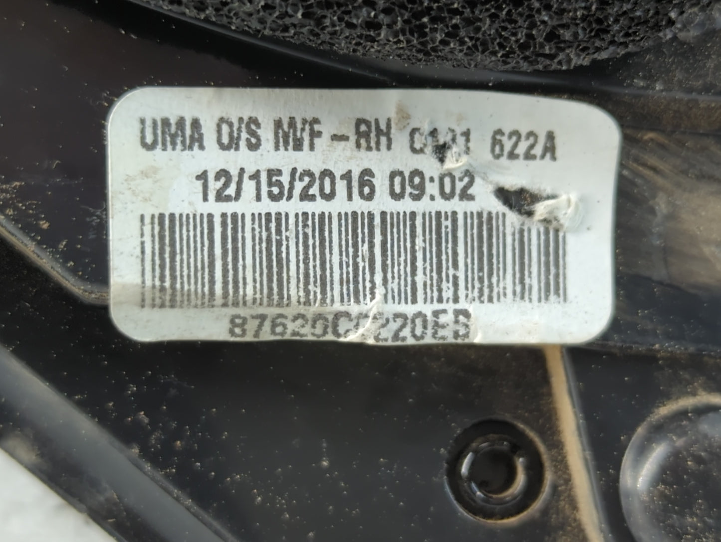 2017-2020 Kia Sorento Passenger Side View Mirror - Right Door Mirror OEM Used - Oemusedautoparts1.com