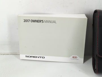 2017 Kia Sorento Owners Manual Book Guide P/N:HXG5-EU68D OEM Used Auto Parts