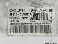 2016-2017 Kia Sorento PCM Engine Control Computer ECU ECM PCU OEM P/N:39111-3CWN1 Fits Fits 2016 2017 OEM Used Auto Parts - 