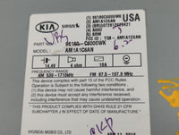 2016-2018 Kia Sorento Radio AM FM Cd Player Receiver Replacement P/N:96180-C6000WK Fits Fits 2016 2017 2018 OEM Used Auto Pa