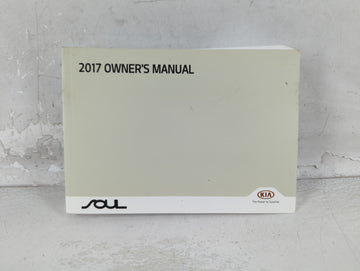 2017 Kia Soul Owners Manual Book Guide P/N:HB2O-EU60A OEM Used Auto Parts - Oemusedautoparts1.com
