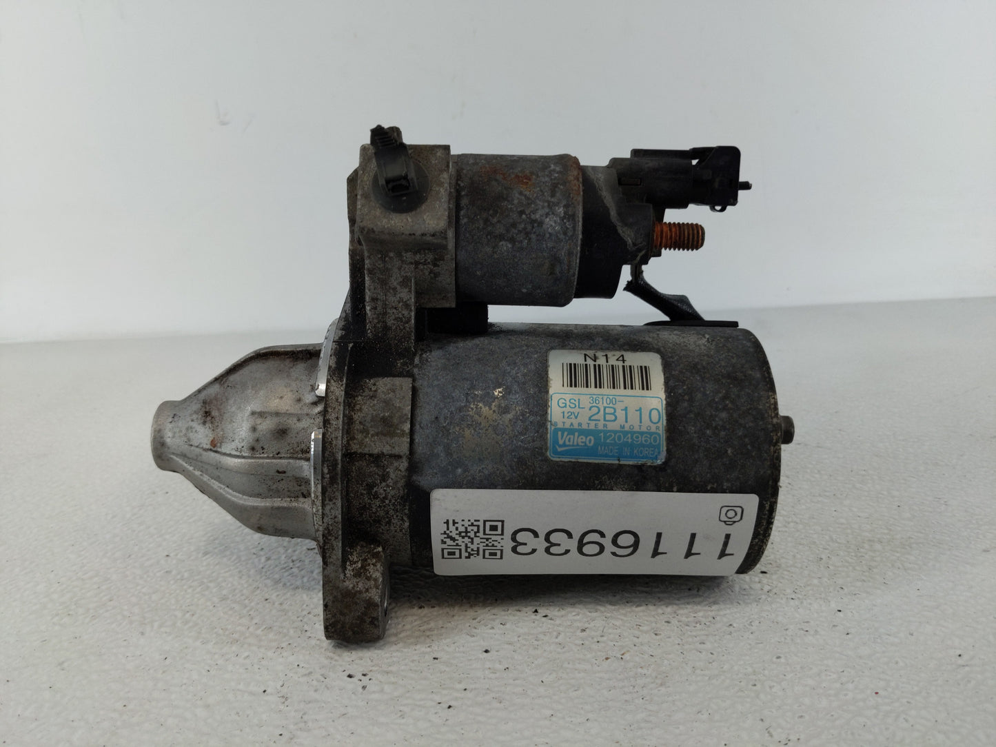 2014-2019 Kia Soul Car Starter Motor Solenoid OEM P/N:36100-2B110 Fits Fits 2014 2015 2016 2017 2018 2019 OEM Used Auto Part