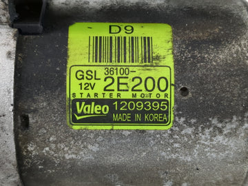 2016-2021 Kia Soul Car Starter Motor Solenoid OEM P/N:36100-2E200 Fits Fits 2013 2014 2016 2017 2018 2019 2020 2021 2022 OEM Used Auto Parts