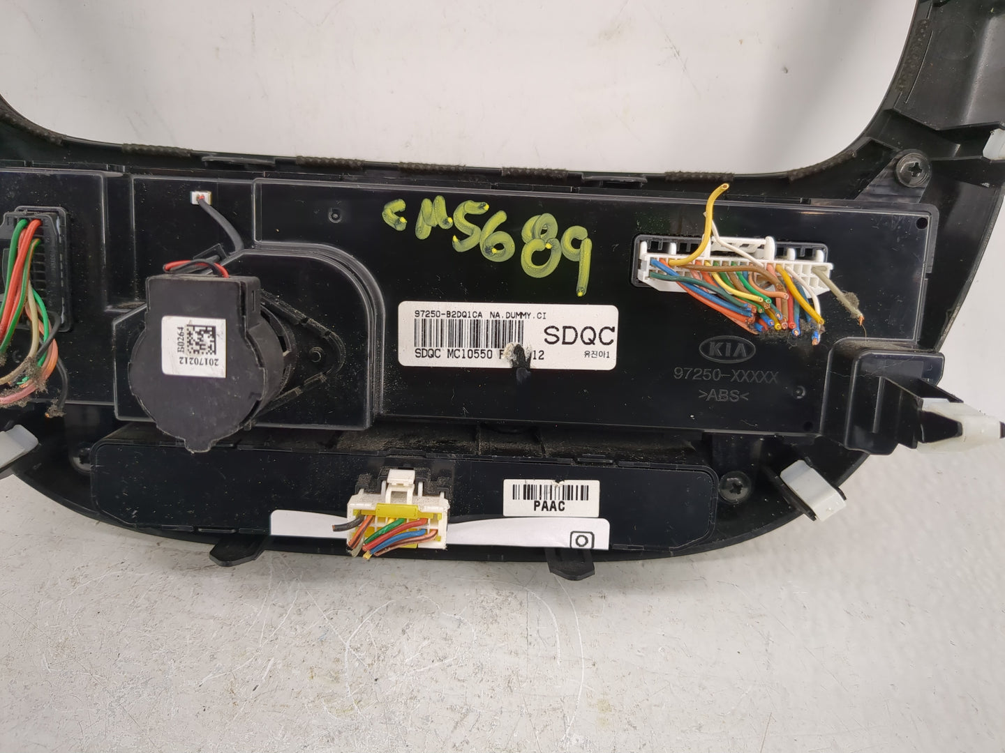 2017-2019 Kia Soul Climate Control Module Temperature AC/Heater Replacement P/N:97250-XXXXX 97250-B2DQ1CA Fits Fits 2017 201