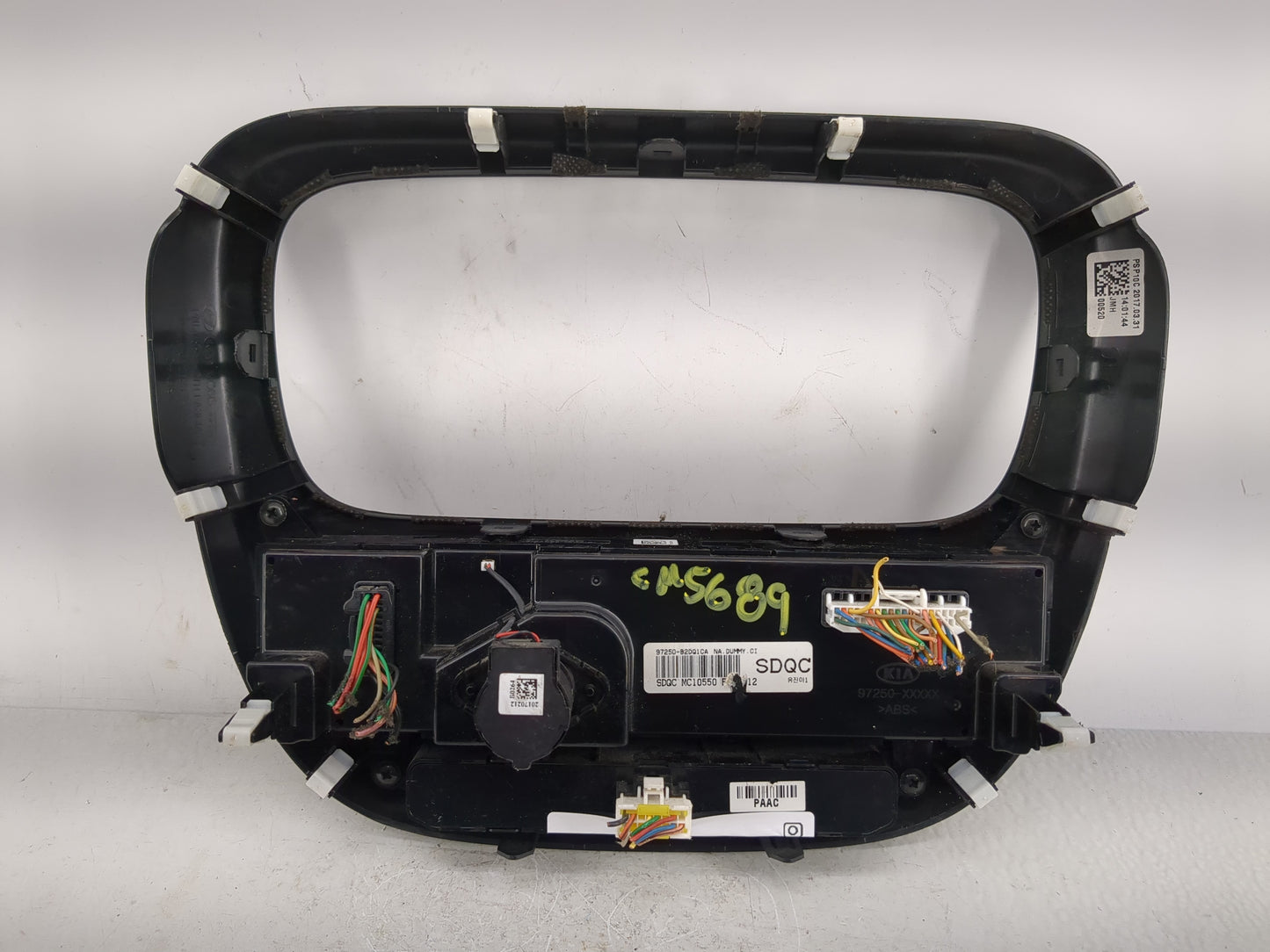 2017-2019 Kia Soul Climate Control Module Temperature AC/Heater Replacement P/N:97250-XXXXX 97250-B2DQ1CA Fits Fits 2017 201