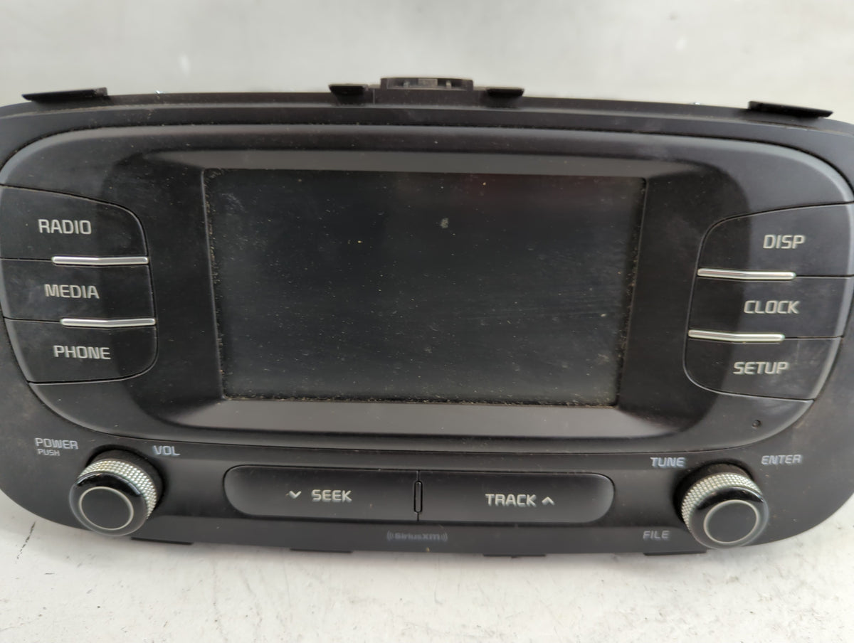 2017-2019 Kia Soul Radio AM FM Cd Player Receiver Replacement P/N:96180-B2360CA Fits Fits 2017 2018 2019 OEM Used Auto Parts
