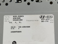 2017-2019 Kia Soul Radio AM FM Cd Player Receiver Replacement P/N:96180-B2360CA Fits Fits 2017 2018 2019 OEM Used Auto Parts