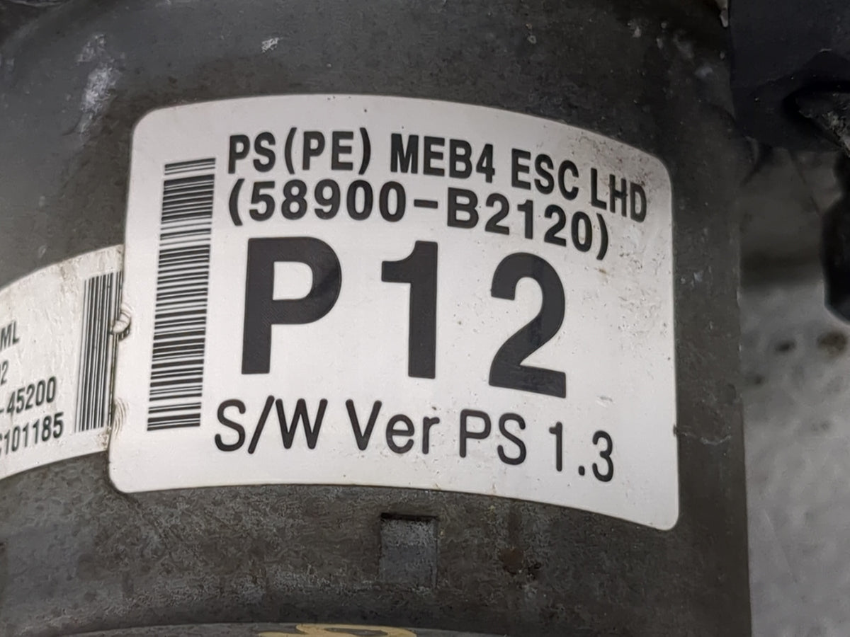 2017-2019 Kia Soul Anti-Lock Brake ABS Pump Module Actuator OEM P/N:58900-B2120 Fits Fits 2017 2018 2019 OEM Used Auto Parts