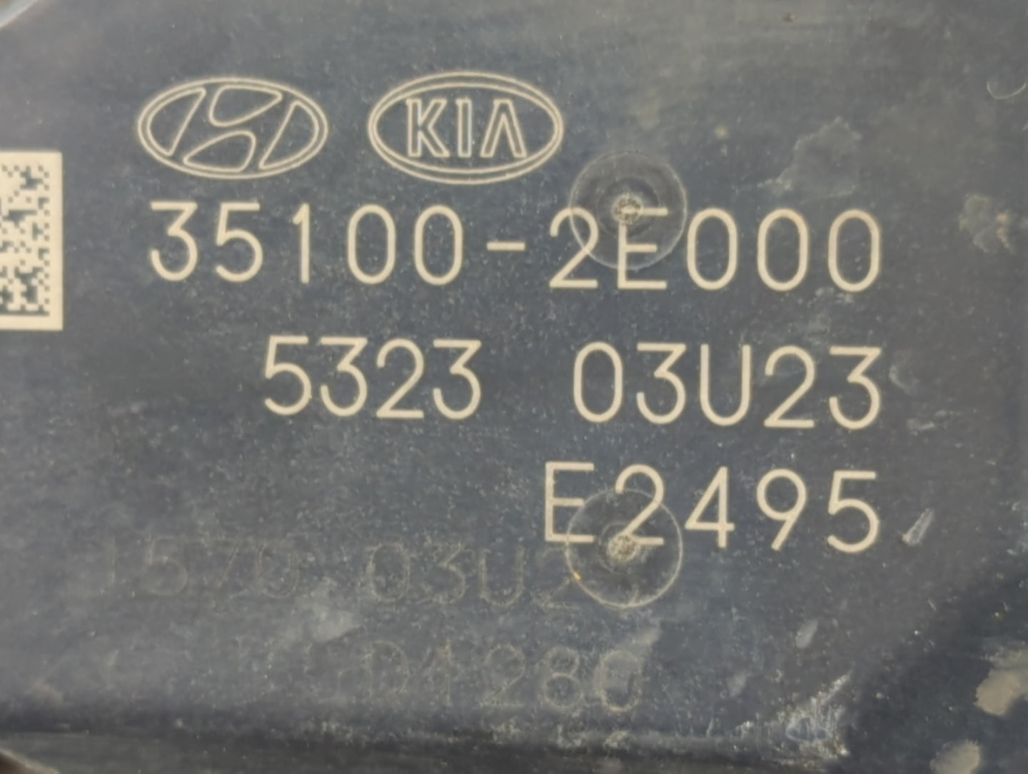2014-2019 Kia Soul Throttle Body P/N:35100-2E000 Fits Fits 2011 2012 2013 2014 2015 2016 2017 2018 2019 2020 2021 OEM Used A