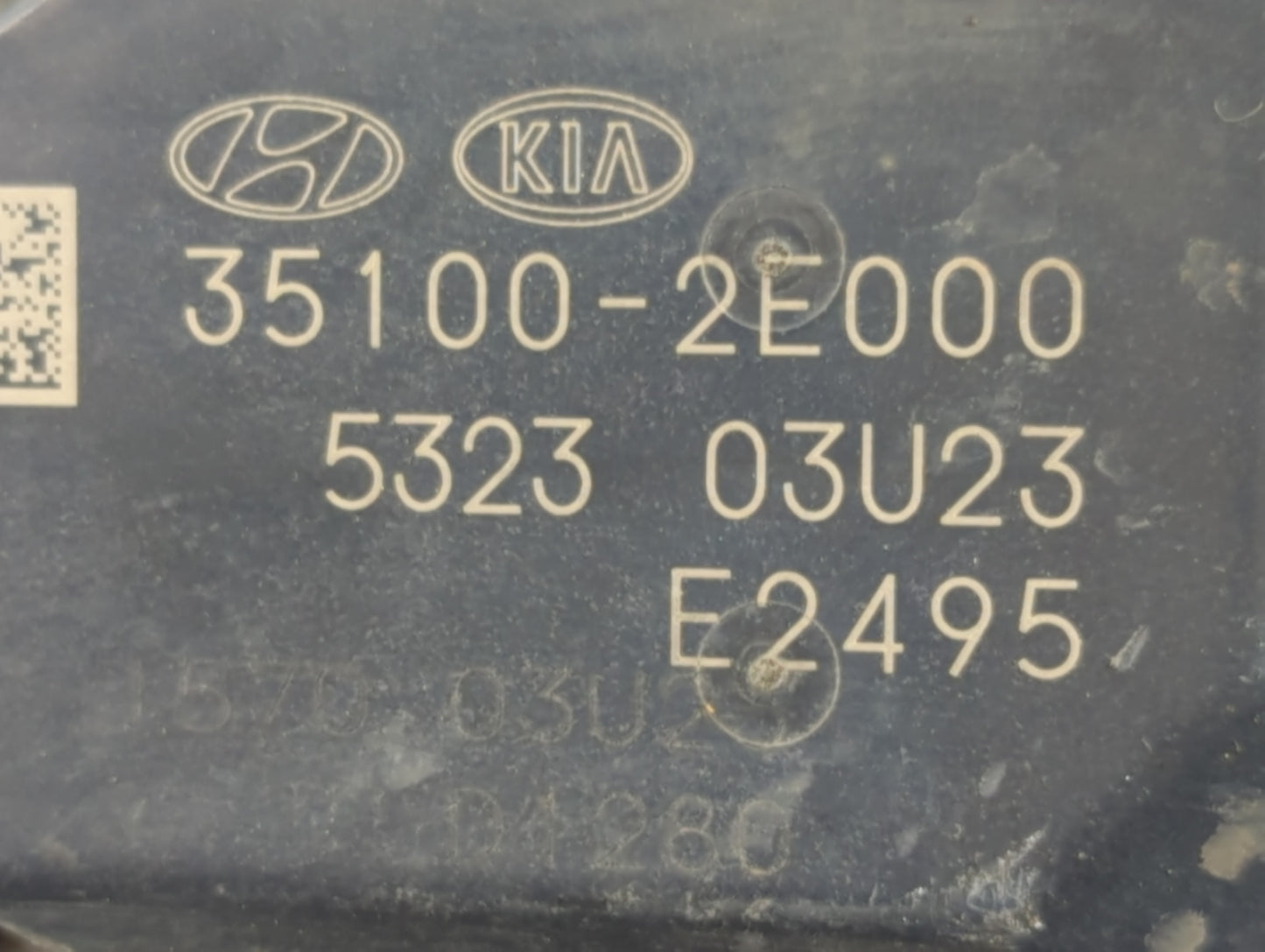 2014-2019 Kia Soul Throttle Body P/N:35100-2E000 Fits Fits 2011 2012 2013 2014 2015 2016 2017 2018 2019 2020 2021 OEM Used A