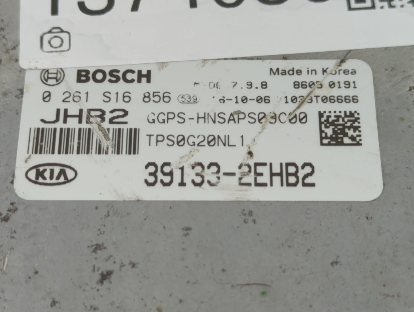 2017-2018 Kia Soul PCM Engine Control Computer ECU ECM PCU OEM P/N:39133-2EHB2 Fits Fits 2017 2018 OEM Used Auto Parts - Oem