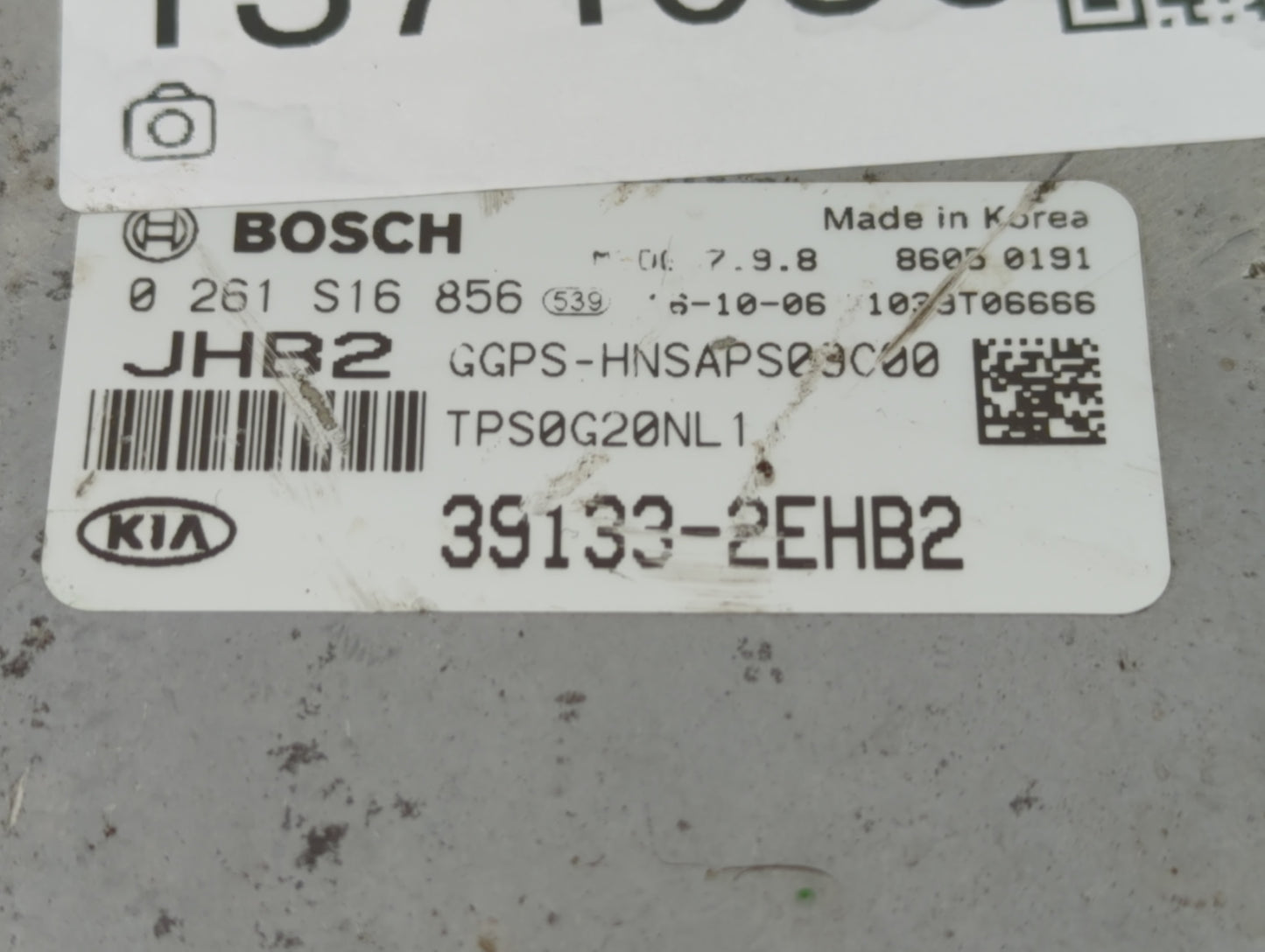 2017-2018 Kia Soul PCM Engine Control Computer ECU ECM PCU OEM P/N:39133-2EHB2 Fits Fits 2017 2018 OEM Used Auto Parts - Oem
