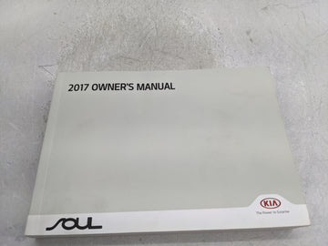 2017 Kia Soul Owners Manual Book Guide P/N:HB20-EU71C OEM Used Auto Parts - Oemusedautoparts1.com
