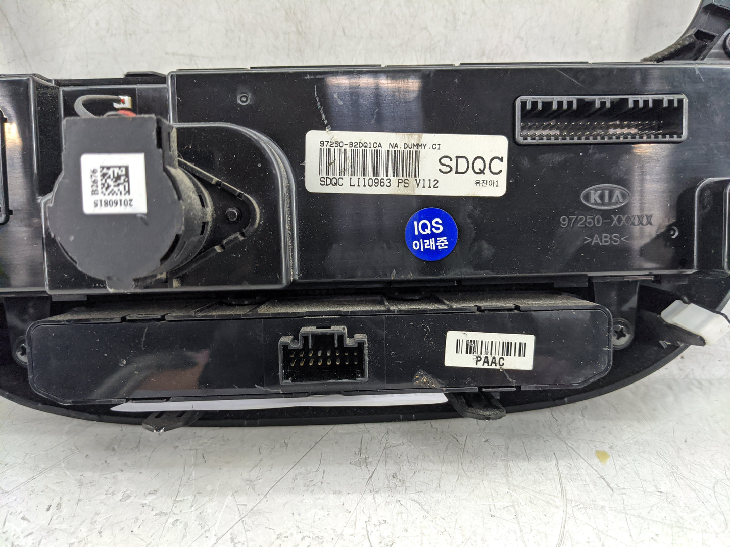 2017-2019 Kia Soul Climate Control Module Temperature AC/Heater Replacement P/N:97250-B2DQ1CA 97250-XXXX Fits Fits 2017 2018
