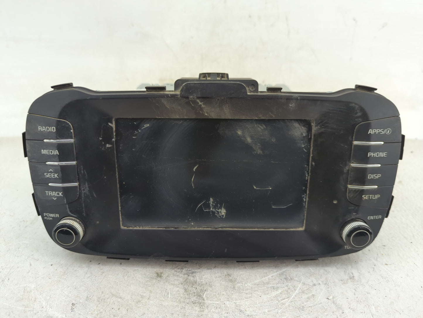 2017-2019 Kia Soul Radio AM FM Cd Player Receiver Replacement P/N:96160-D2300CA Fits Fits 2017 2018 2019 OEM Used Auto Parts