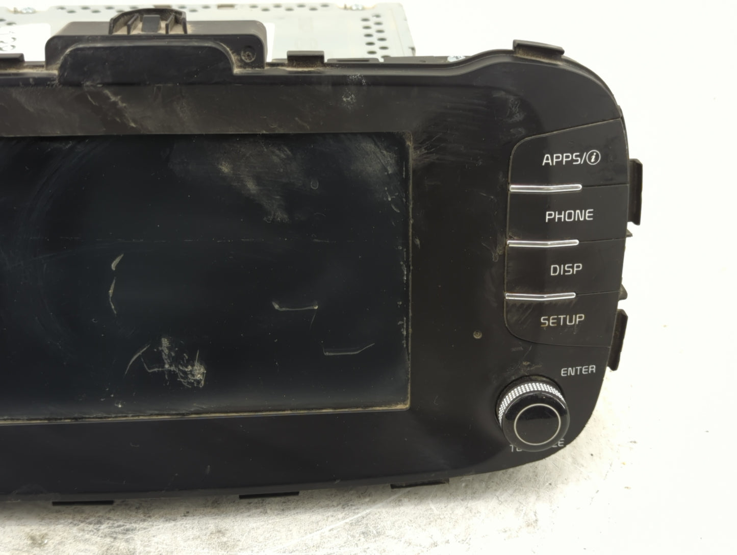 2017-2019 Kia Soul Radio AM FM Cd Player Receiver Replacement P/N:96160-D2300CA Fits Fits 2017 2018 2019 OEM Used Auto Parts