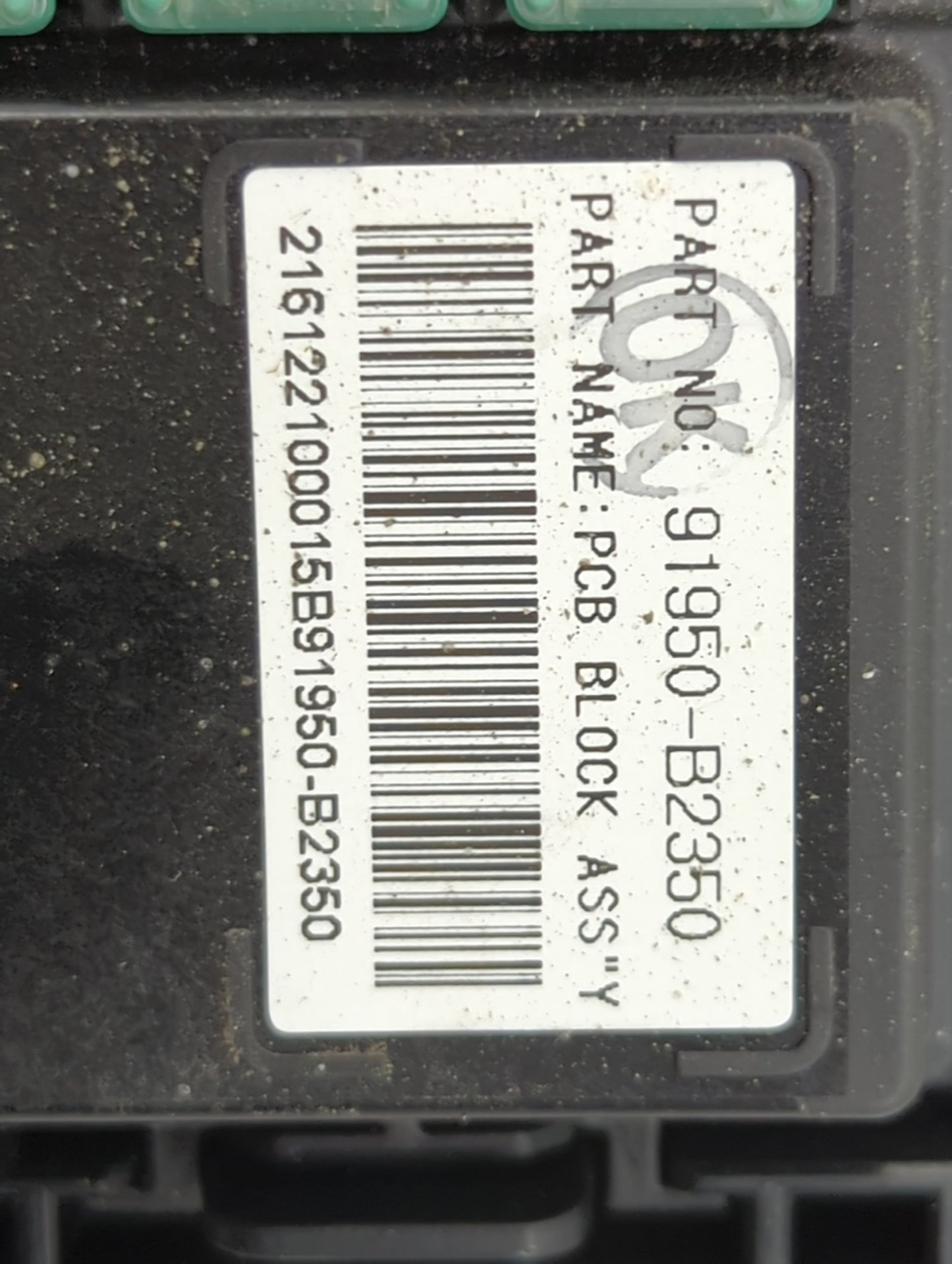 2017-2019 Kia Soul Fusebox Fuse Box Panel Relay Module P/N:91950-B2350 Fits Fits 2017 2018 2019 OEM Used Auto Parts - Oemuse
