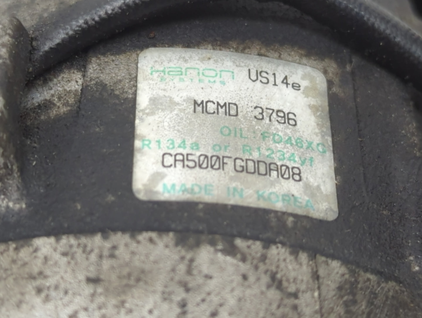 2014-2019 Kia Soul Air Conditioning A/c Ac Compressor Oem - Oemusedautoparts1.com