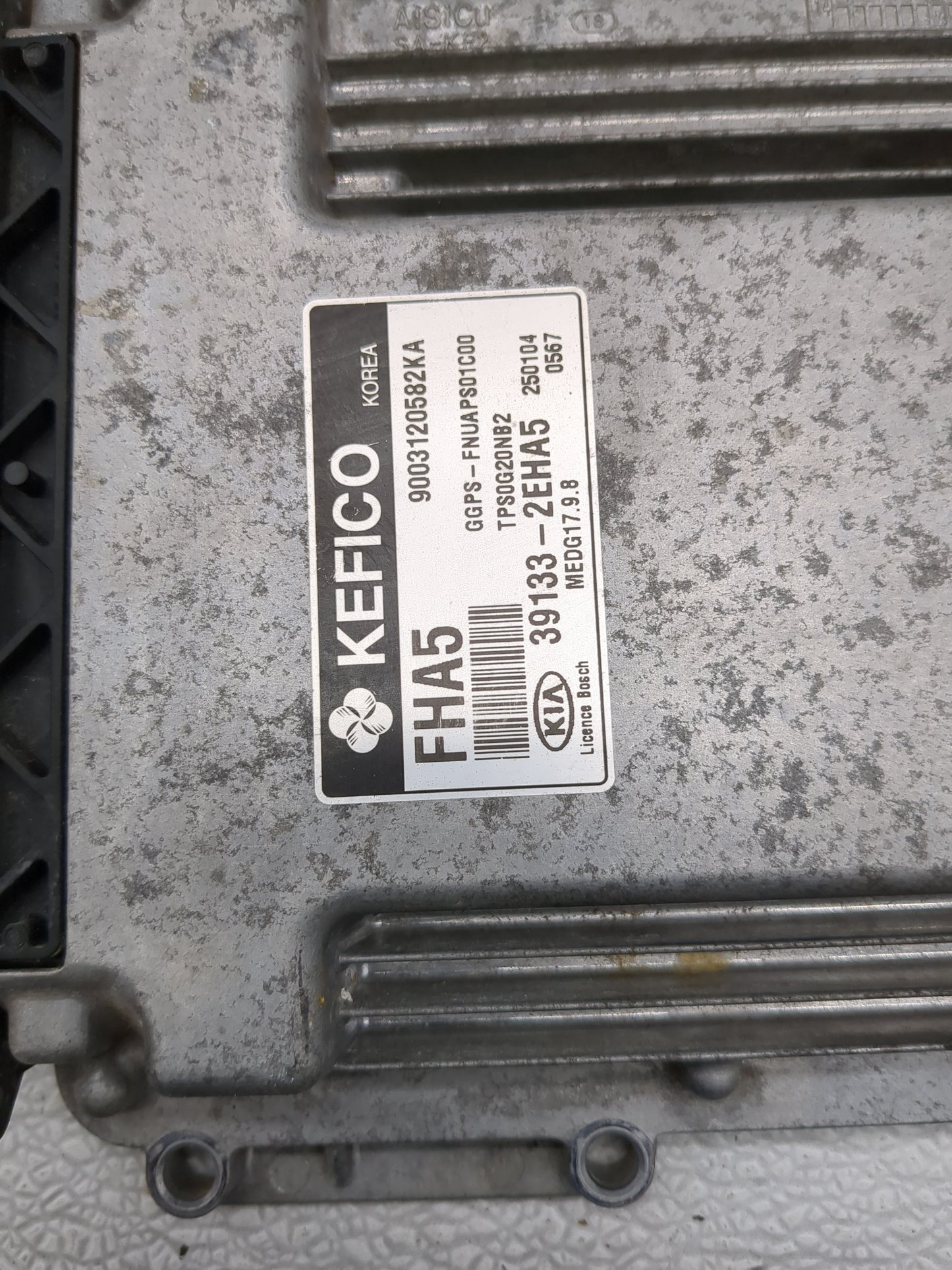 2017-2018 Kia Soul PCM Engine Control Computer ECU ECM PCU OEM P/N:39133-2EHA5 9003120582KA, TPS0G20NB2 Fits Fits 2017 2018 