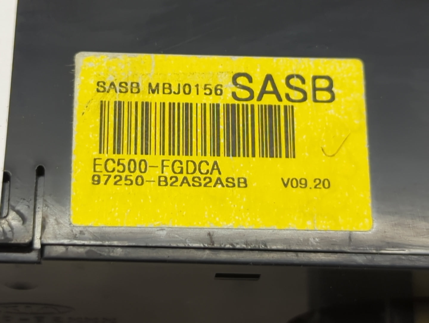 2017-2019 Kia Soul Climate Control Module Temperature AC/Heater Replacement P/N:97250-B2AS2ASB EC500-FGDCA Fits OEM Used Aut