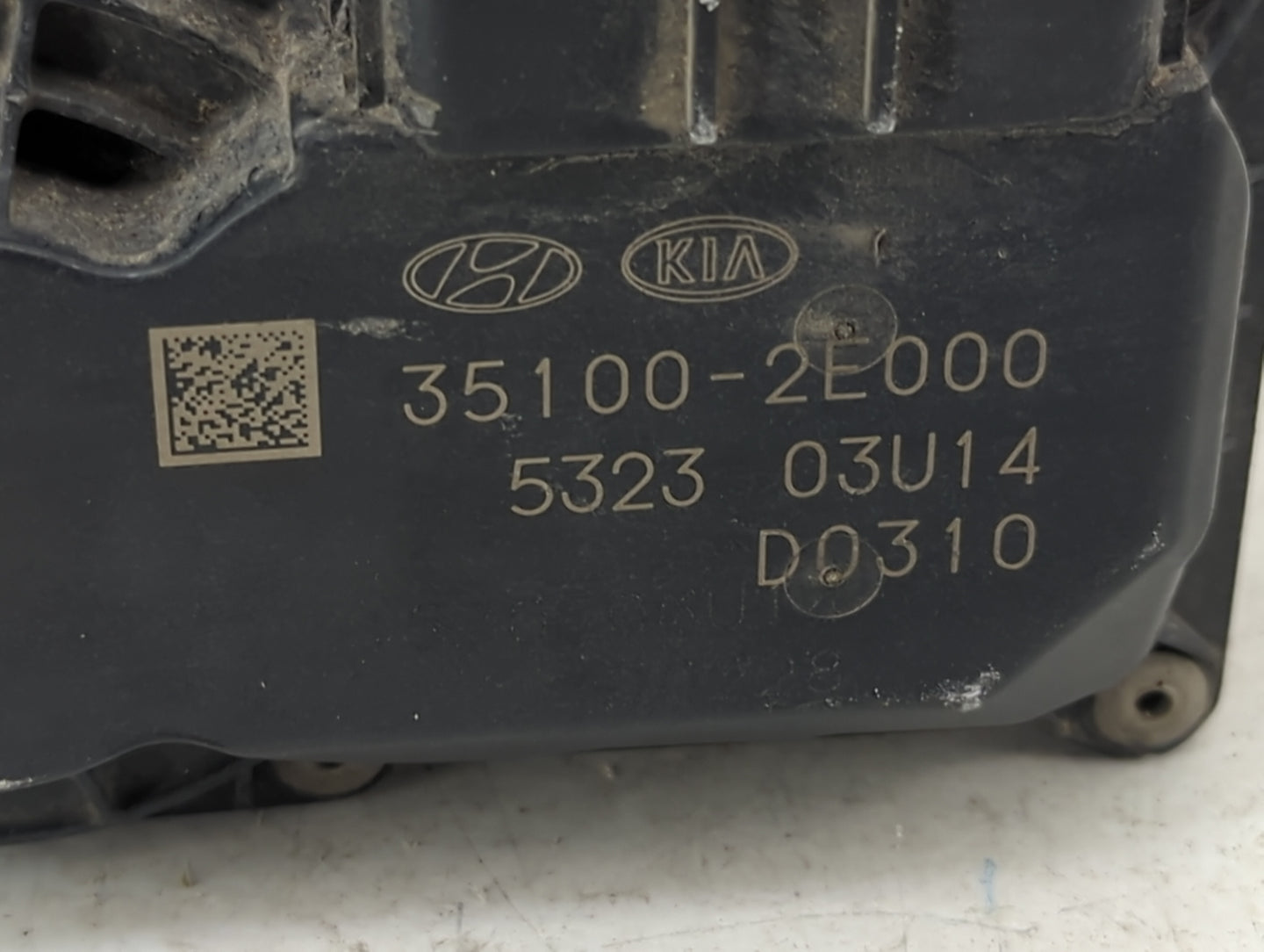 2014-2019 Kia Soul Throttle Body P/N:35100-2E000 Fits Fits 2011 2012 2013 2014 2015 2016 2017 2018 2019 2020 2021 OEM Used A