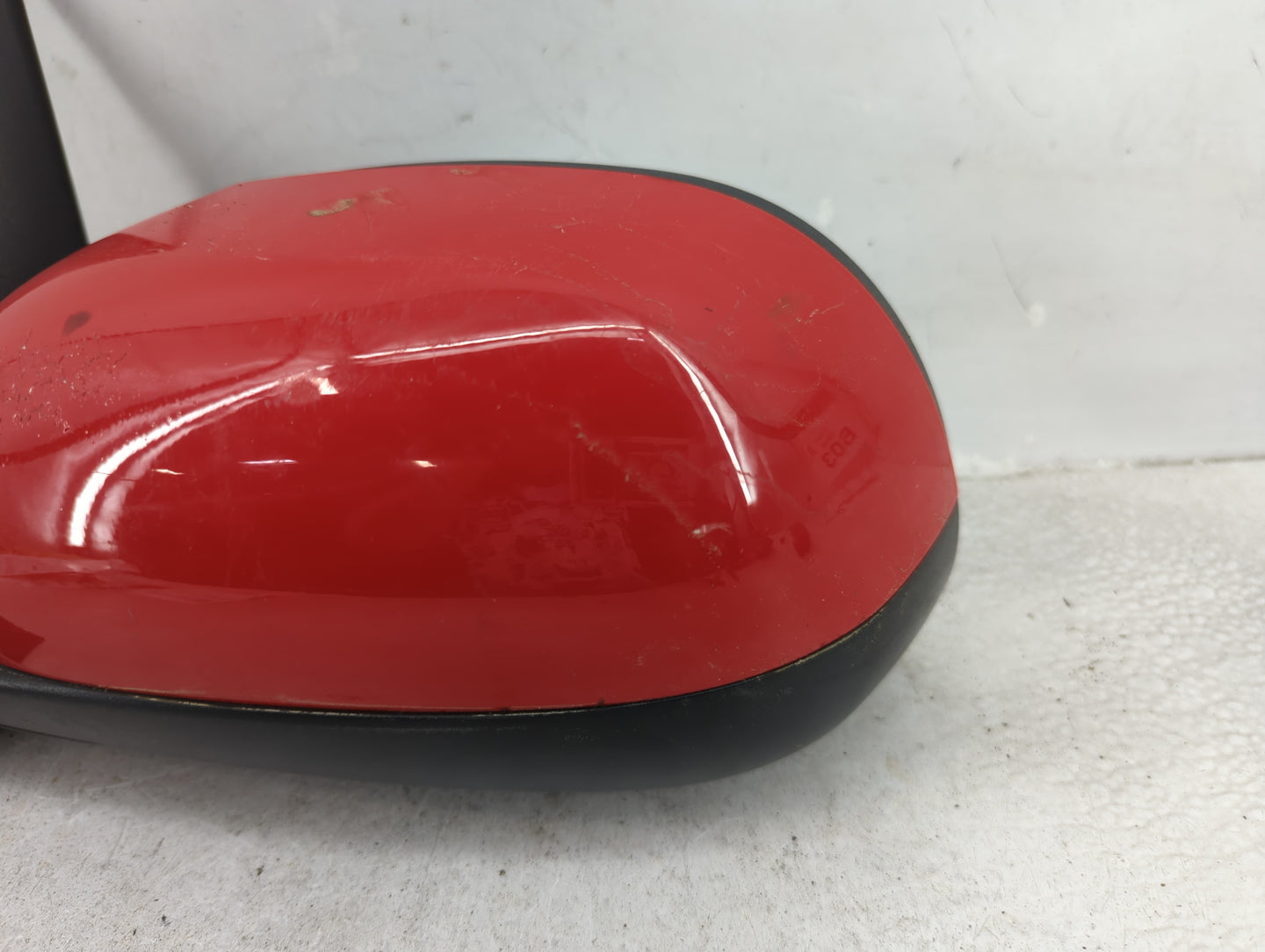 2014-2019 Kia Soul Driver Left Side View Power Door Mirror Red - Oemusedautoparts1.com