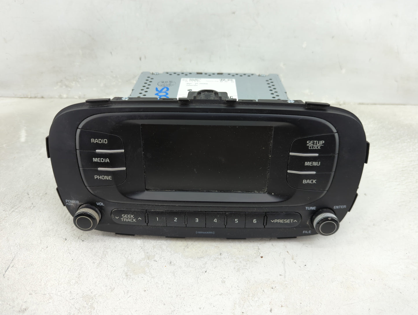 2017-2019 Kia Soul Radio AM FM Cd Player Receiver Replacement P/N:96170-B2490CA Fits Fits 2017 2018 2019 OEM Used Auto Parts