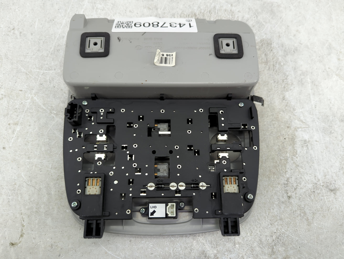 2014-2019 Kia Soul Overhead Roof Console 1437809 - Oemusedautoparts1.com