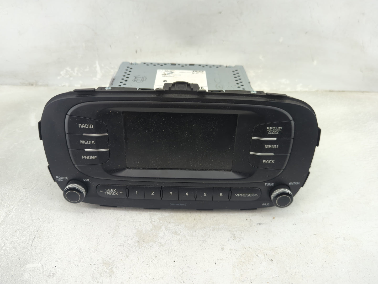 2017-2019 Kia Soul Radio AM FM Cd Player Receiver Replacement P/N:96170-B2490CA Fits Fits 2017 2018 2019 OEM Used Auto Parts