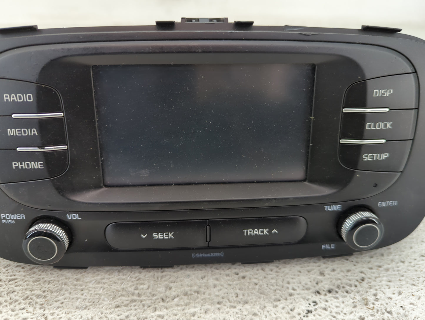 2017-2019 Kia Soul Radio AM FM Cd Player Receiver Replacement P/N:96180-B2360CA Fits Fits 2017 2018 2019 OEM Used Auto Parts
