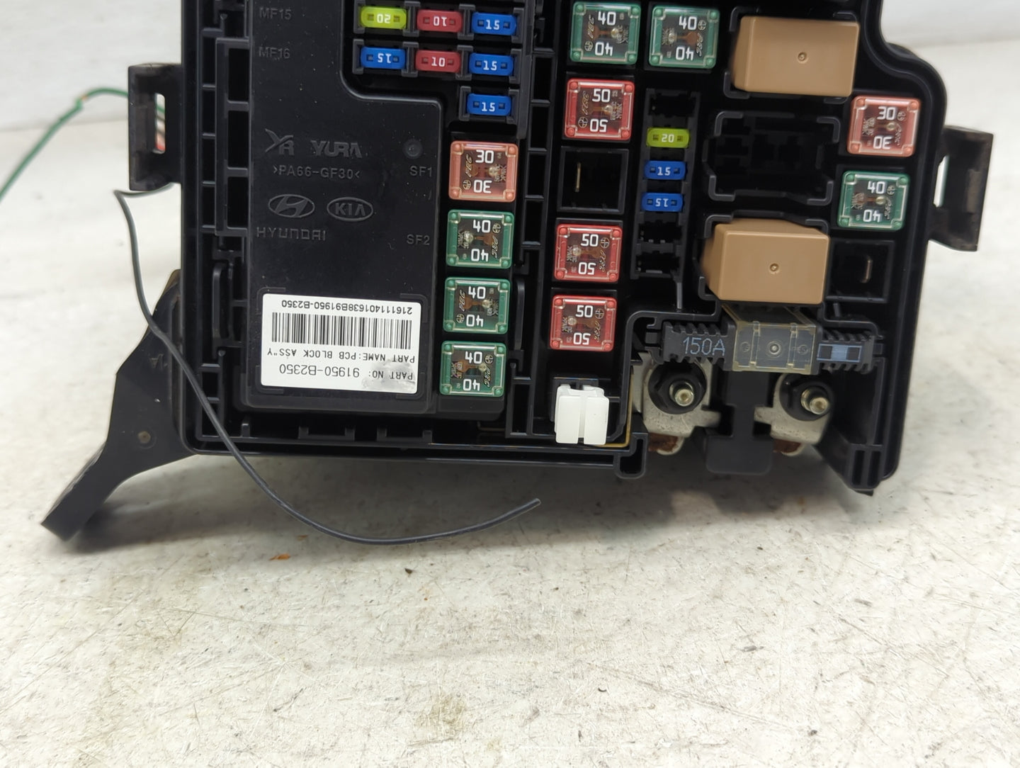 2017-2019 Kia Soul Fusebox Fuse Box Panel Relay Module P/N:91950-B2350 Fits Fits 2017 2018 2019 OEM Used Auto Parts - Oemuse