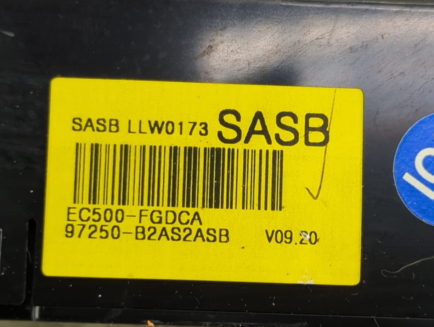 2017-2019 Kia Soul Climate Control Module Temperature AC/Heater Replacement P/N:97250-B2AS2ASB EC500-FGDCA Fits OEM Used Aut